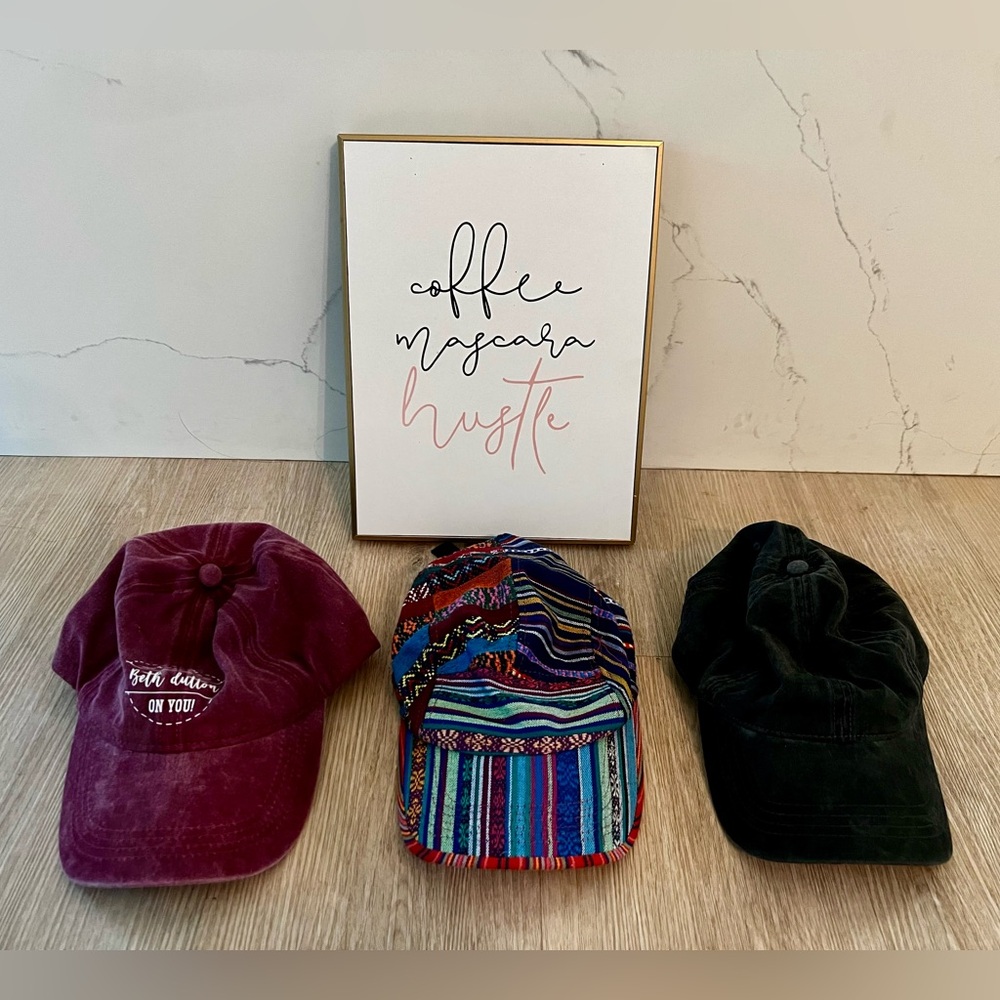 Hobby Lobby Wall Art and 3 Hats